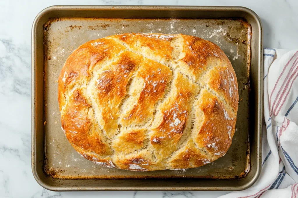 Freshly baked Irish soda bread.