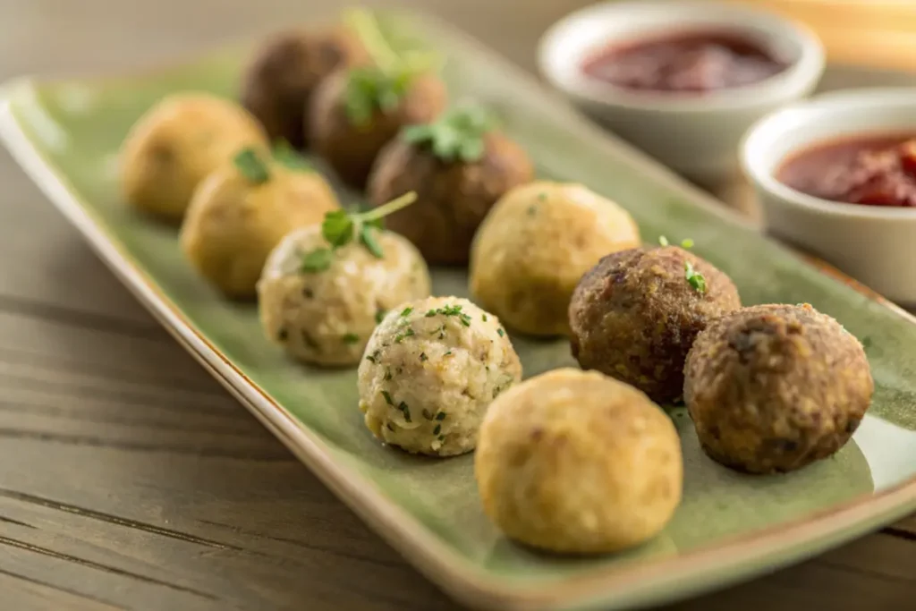 Baby Shower Meatballs Platter.