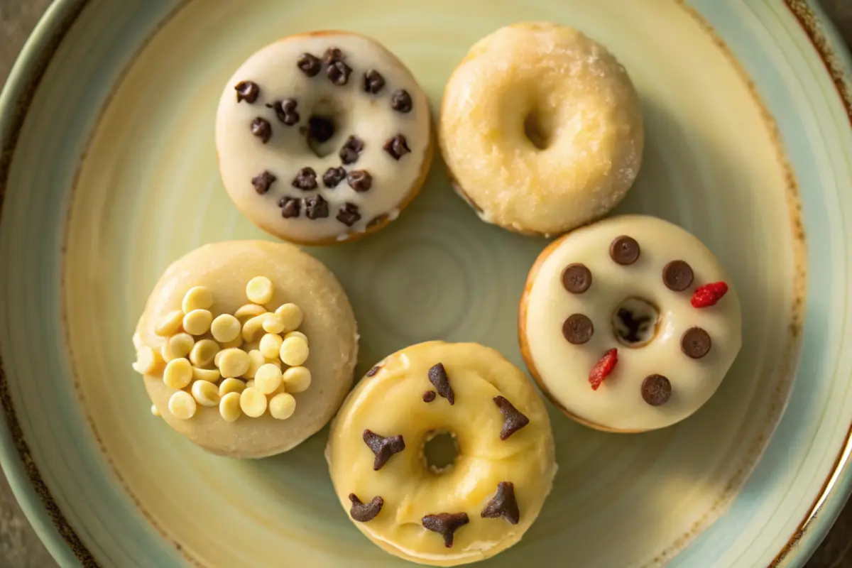 Delicious donut cake with frosting and sprinkles