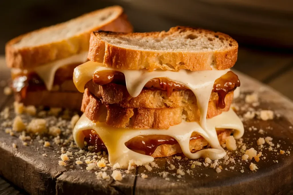 Freshly baked bread bread cheese cheese on a plate