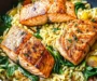One Skillet Salmon with Lemon Orzo: An Incredible Ultimate Recipe