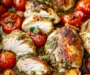 Creamy Pesto Chicken with Roasted Tomatoes: An Incredible 5-Ingredient Recipe